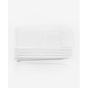 Sterling Silver Wide Pin Stripe Money Clip in Fancy Gift Box with Free Shipping