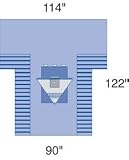 ^Proxima Arthroscopy T-Drape W/ Pouch - Arthroscopy T-Drape Min.Order is 1 CS ( 6 Each / Case; )