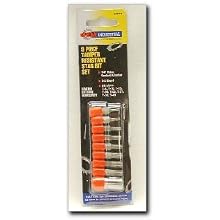 OEM 25006 Nine-Piece 1/4-Inch Tamper Resistant Star Bit Set