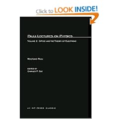 Pauli Lectures on Physics - Vol 2: Optics and the Theory of Electrons