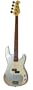 Barcelona Transparent Red Electric Bass with Carrying Bag and Accessories