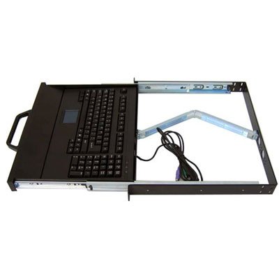 NORCO PIK-230B 1U Black Rack-mountable drawer w/ 109-key keyboard On Sale