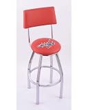 Washington Capitals Single-Ring Swivel Bar Stool w/ Back