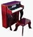 Schoenhut Mahogany/Black25-Key Spinet w/Bench Model&Acirc;&middot;2505MB