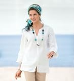 TravelSmith – Women’s Double Split V-Neck Tunic
