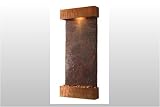 Review Bluworld  / Bluworld WWLVS 61.5x 25.625 x 6.5 Slate Tech Nojoqui Falls Patina Copper Slate Fountain with Light