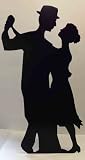 Salsa Dancer (Silhouette) - Silhouette Lifesize Cardboard Cutout / Standee / StandupIMAGE