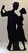 Salsa Dancer (Silhouette) - Silhouette Lifesize Cardboard Cutout / Standee / Standup_s-1
