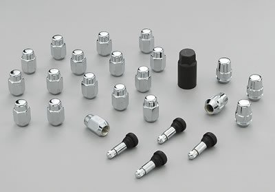 Gorilla Automotive Products 71983 Lug Nuts Conical Seat 1 2 in. x 20 RH Closed End Standard Locking Chrome Plated Steel Set of 20