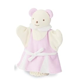 Nounours Pink Bear Hand Puppet - Bright