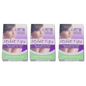 Clean & Easy One Touch Electrolysis Stylet Tips * 3 - Packs (6-tips Total)