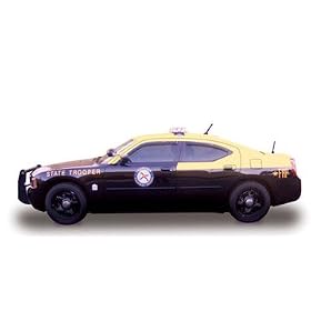 1 24 Charger Police Car, Florida from Chargers Battery