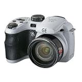 GE Power Pro X500-WH 16 MP with 15 x Optical Zoom Digital Camera, White