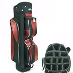 PROSiMMON Burgundy/Black Deluxe 14 Way Divider Cart Bag
