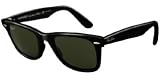 Ray-Ban RB2140 Black Crystal Green Polarized Size 50mm Sunglasses