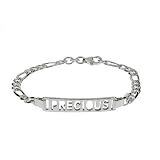 Eve's Addiction Precious Sterling Silver Children's Bracelet