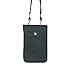 Leather Neck Pouch for Phone (Style 1) - Black