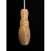 5 Wooden skittle shape Roman blind cord pull wooden acorn light cord pull