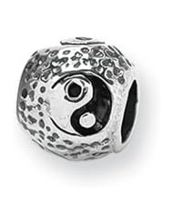Yin Yang Charm in Silver for 3mm Charm Bracelets