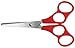 Westcott School Stainless Steel Kids Training Scissors, 5-Inch, Blunt Red (13301)
