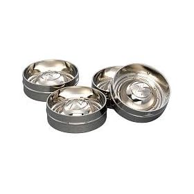 Disney Pixar Cars 2 Moon Caps Chrome Rims 4-Pack