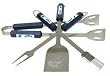 Kansas Jayhawks Grill BBQ Utensil Set - College Athletics Sports Merchandise