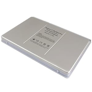 New 10.8V,6600mah Rechargeable Metallic Replacement Battery For Apple Macbook Pro 17\” A1189 A1151 MA092 MA458 MA611