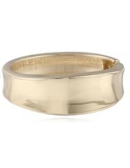 Kenneth Cole New York "Shiny Metals" Gold Circle and Oval Link Long Necklace, 44"