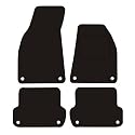 AUDI A4 CAR FLOOR MATS 2001-2008 (8 ROUND CLIPS)