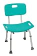 `Safety Bath Bench With Back Color: Teal
