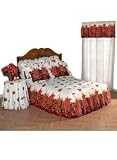 Christmas Poinsettia Bedroom Collection - King Bedspread