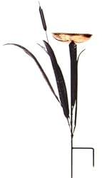 Achla CTBB02  Cattail Design Single Basin Bird Bath