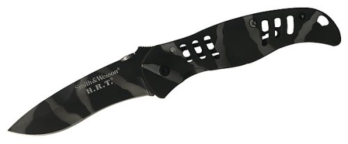 Smith  &  Wesson SWFL2C HRT Urban Camo Recurve Drop Point Knife