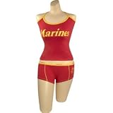 WOMENS RED MARINES CASUAL TANK TOP