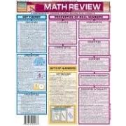Math Review (Quickstudy Reference Guides - Academic) by  Barcharts