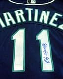 Edgar Martinez Autographed/Hand Signed Seattle Mariners Jersey MCS COA