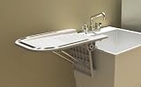 Hold It And Fold It Utility Sink Drain Board (Off White) (19.5H x 18W x 5D)