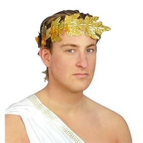 Roman Gold Laurel Wreath Headpiece