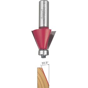 Freud 40-101 22-1/2-Degree Chamfer Router Bit with 1/2-Inch Shank