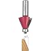 Freud 40-101 22-1/2-Degree Chamfer Router Bit with 1/2-Inch Shank