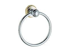 Delta 73046-CB Innovations Towel Ring, Chrome/Polished Brass