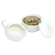 Cream and Sugar Set - White