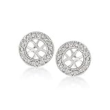 .20 ct. t.w. Diamond Earring Jackets In 14kt White Gold
