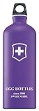 Sigg Lifestyle Loop Top Water Bottle (1.0-Liters, Swiss Cross Violet Touch)