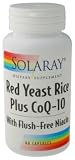 Solaray - Red Yeast Rice Plus Coq-10, 60 capsules