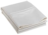 500-thread Count Pima Cotton Standard Pillowcase Pair, White