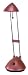 Extender Halogen Desk Lamp - Red