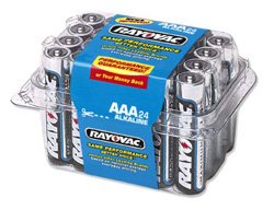 Rayovac 824-24PP Alkaline AAA Batteries (24-pack)