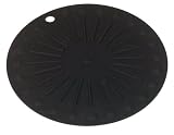 Round HotSpot Silicone Trivet, Black