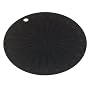 Round HotSpot Silicone Trivet, Black